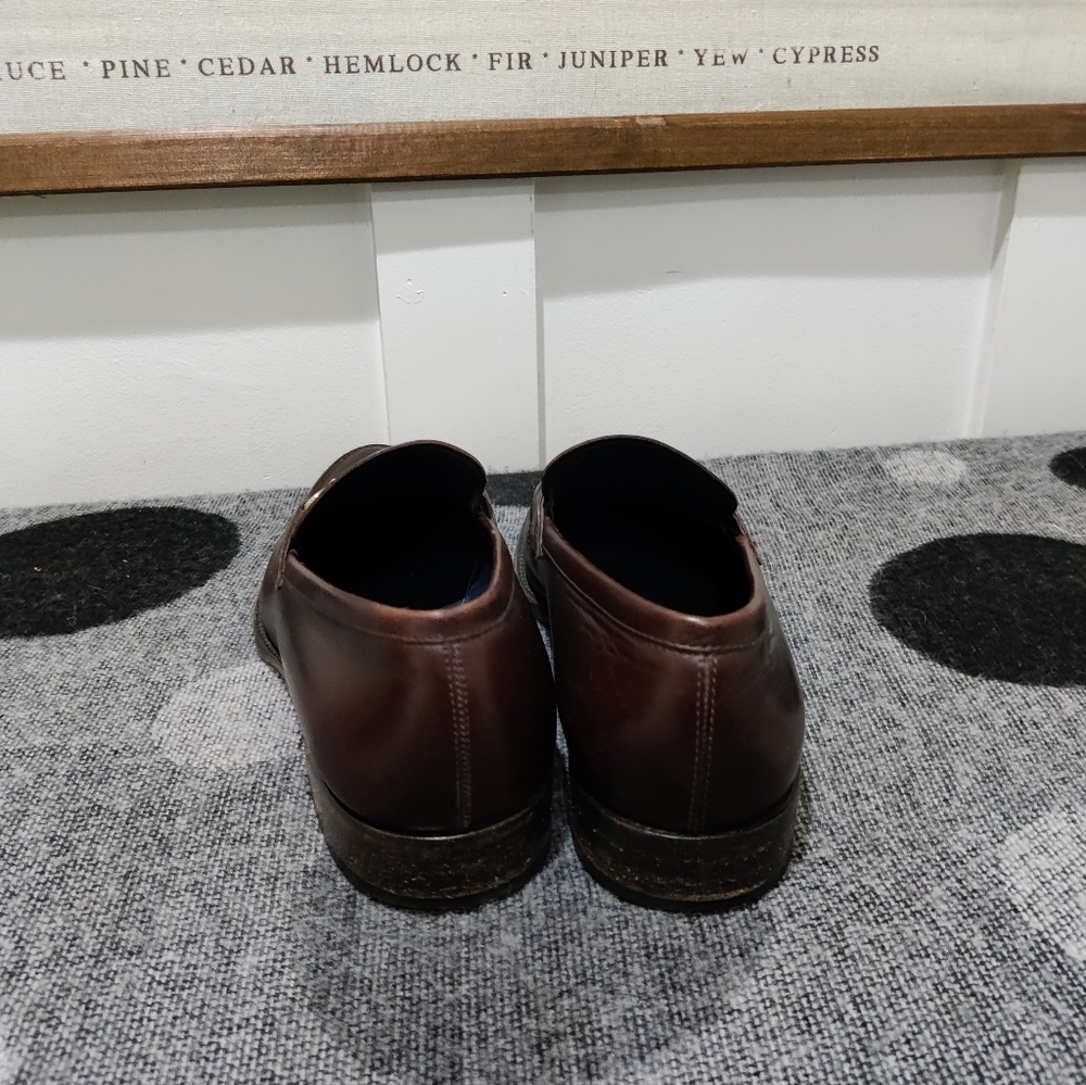 Salvatore Ferragamo Men’s Brown Leather Gancini Bit Loafers Size 8.5 - Picture 5 of 10